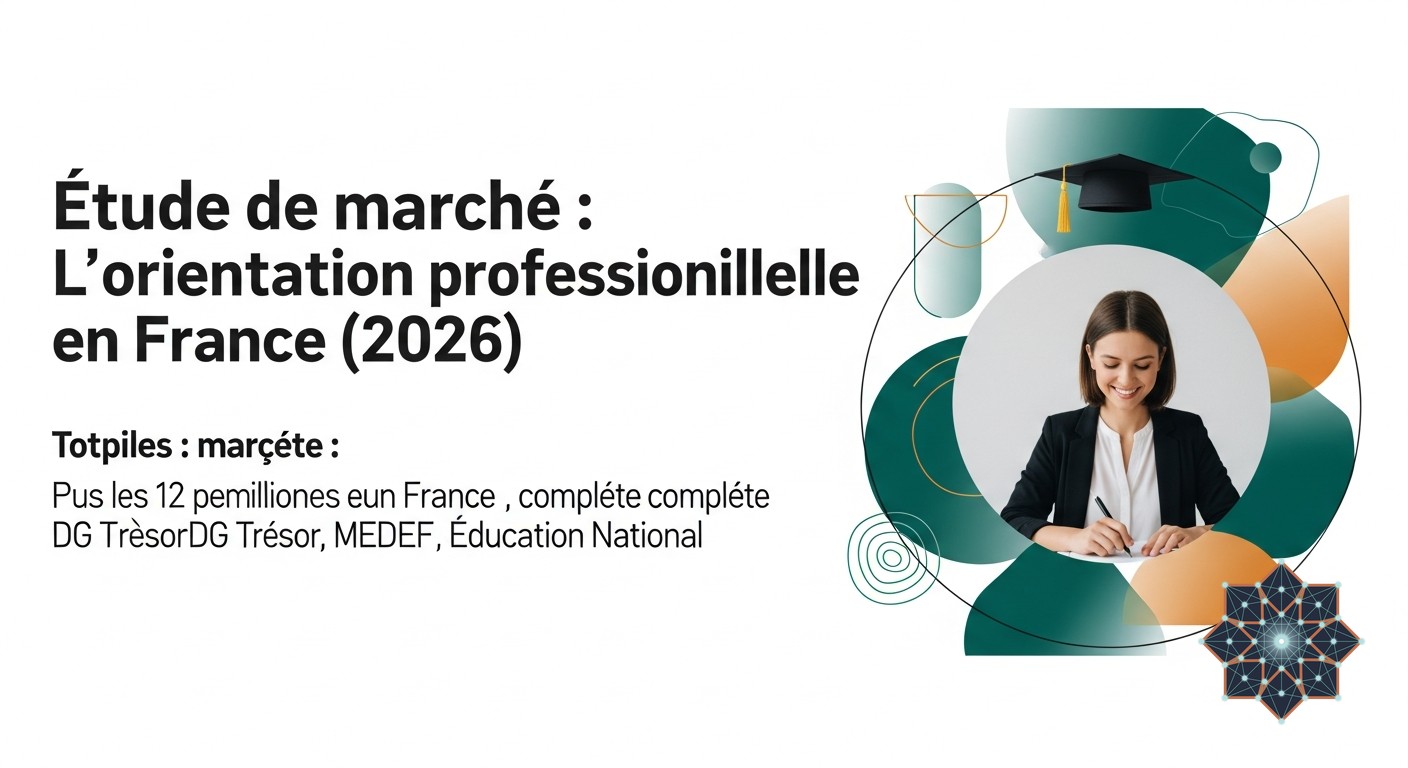 Étude de marché : L'orientation professionnelle en France (2026)
